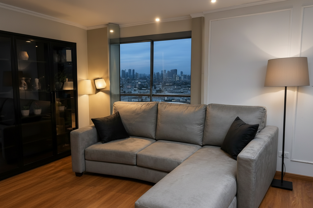 Sofa narożna LUGO tapicerowana z pojemnikiem,funkcja spania-GUTEK HOME