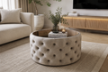 Stolik kawowy Chesterfield LORD tapicerowany -GUTEK HOME